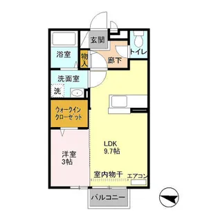 チェリーセージ【2階】の間取り