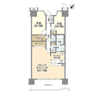 志木の杜テラス【7階】の間取り