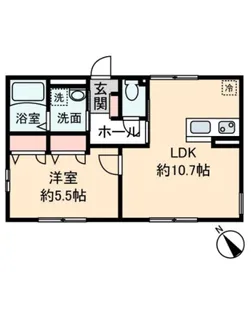 ラ・クラッソ【202号室号室】の間取り