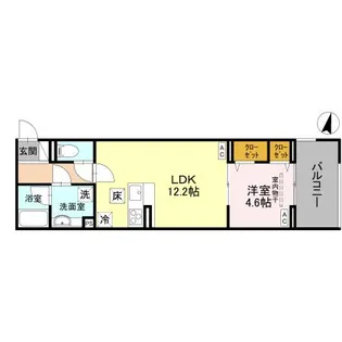 D-Sereno志木柏町【1階】の間取り