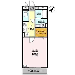 パレルモ【3階】の間取り