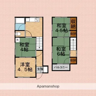 埼玉県富士見市羽沢3丁目【一戸建】の間取り