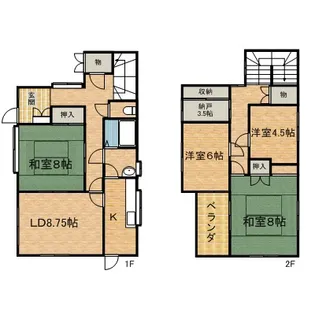 埼玉県朝霞市朝志ケ丘4丁目【一戸建】の間取り