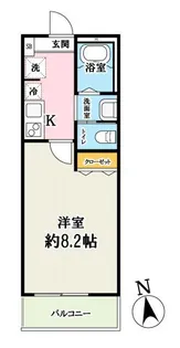 サクラテラス富士見【1階】の間取り