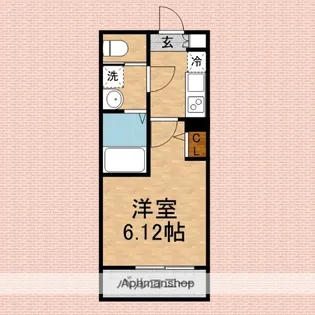 GRADUS川越【3階】の間取り