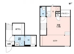 埼玉県さいたま市西区大字西遊馬【アパート】の間取り