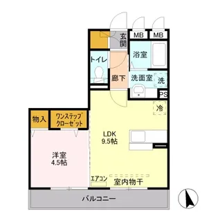 アミカ【2階】の間取り