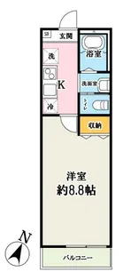 キャメル針ケ谷【3階】の間取り