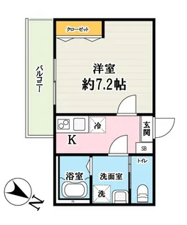 (仮称)キャメル川越並木8【2階】の間取り