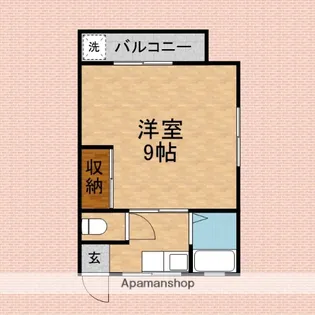 サンハウス松本C【2階】の間取り