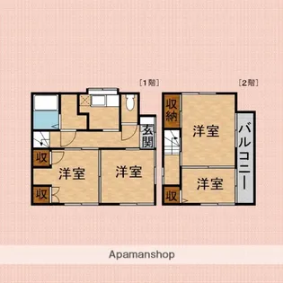 埼玉県朝霞市宮戸3丁目【一戸建】の間取り