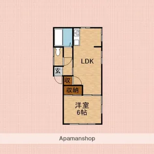 エステートテラスふじみ野【1階】の間取り