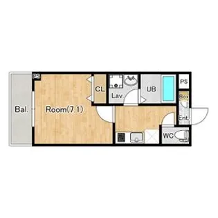 ジーメゾン川越岸町【2階】の間取り