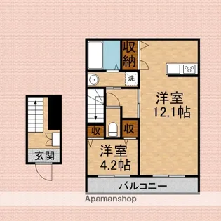 ハイムデポ【1階】の間取り