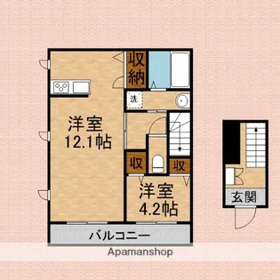 ハイムデポ【1階】の間取り