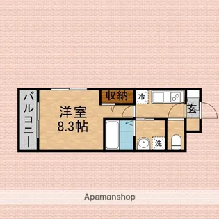ディメール【2階】の間取り