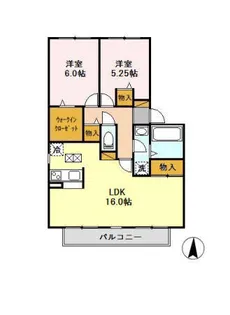 コートエスペランサ C【1階】の間取り