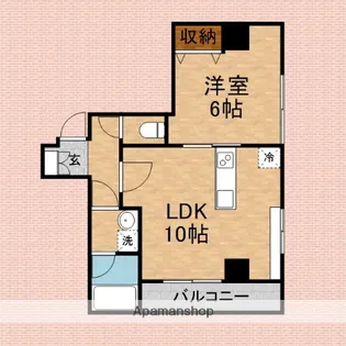 NGN.BLD【501号室】の間取り