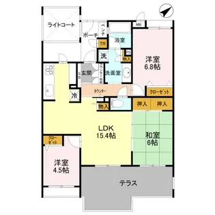 ザ・ステイツ志木幸町【1階】の間取り