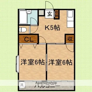 メゾンローリエ【3階】の間取り