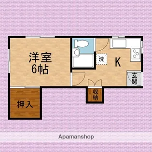 渡辺ハイツ【1階】の間取り
