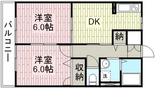 パティオ【2階】の間取り