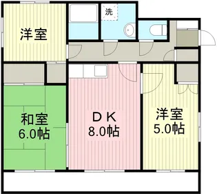 埼玉県鶴ヶ島市松ヶ丘1丁目【マンション】の間取り