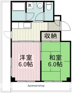 エスポアール川越【4階】の間取り