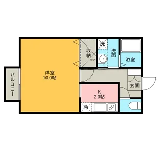 アメジストセージ【2階】の間取り