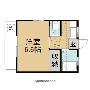 アップルコーポ【2階】の間取り