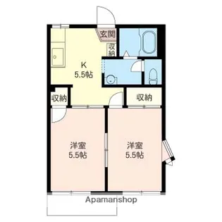 レスポワール【1階】の間取り