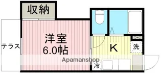 コーポカサハラ【1階】の間取り