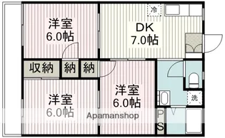 フォーブル川田【1階】の間取り
