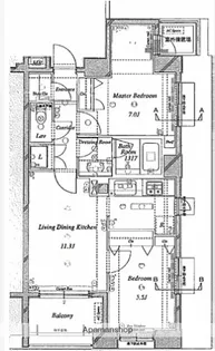 アンファージュ川越ファースト【14階】の間取り