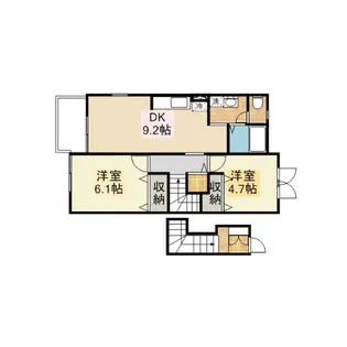 ベル ウィンズ【2階】の間取り