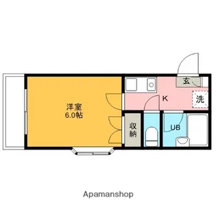 アプティ末広【1階】の間取り