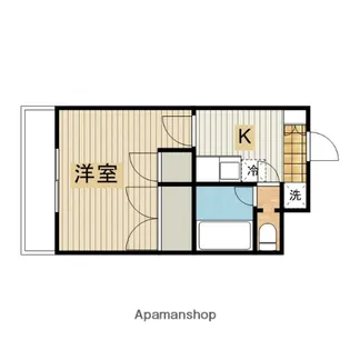 パルフェ城南【3階】の間取り