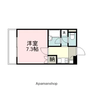 クレスト川越(新富町)【2階】の間取り