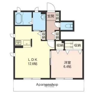 サン・ドミールⅢ【1階】の間取り