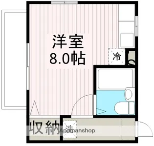 ハイツ内田【2階】の間取り