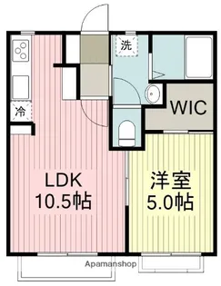 メゾン山高C【2階】の間取り