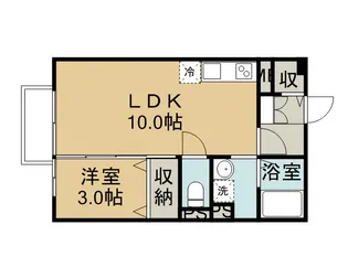 メゾンリシェス【2階】の間取り