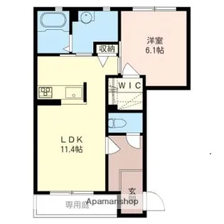 VILLA MT【1階】の間取り