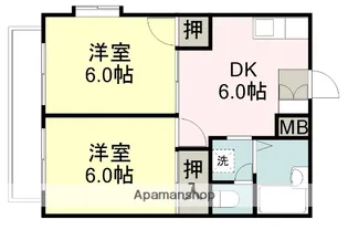ラ・エトワール【1階】の間取り