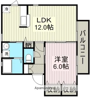 マーベラス・スクエアA【2階】の間取り