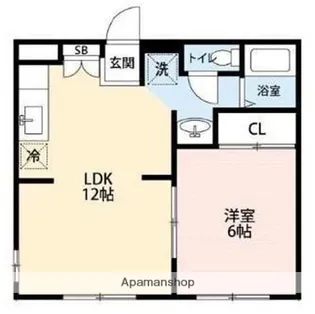 RYU四番館B【2階】の間取り