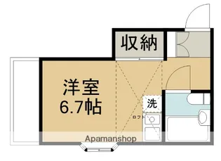 ジュネス・有栖川【1階】の間取り