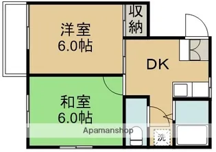 ユアーズハイム【2階】の間取り