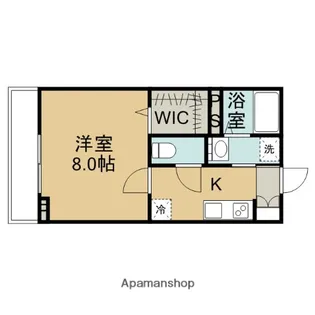 ROTEN FLUSSE【2階】の間取り