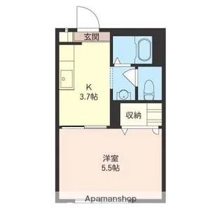ドミール・川越【1階】の間取り